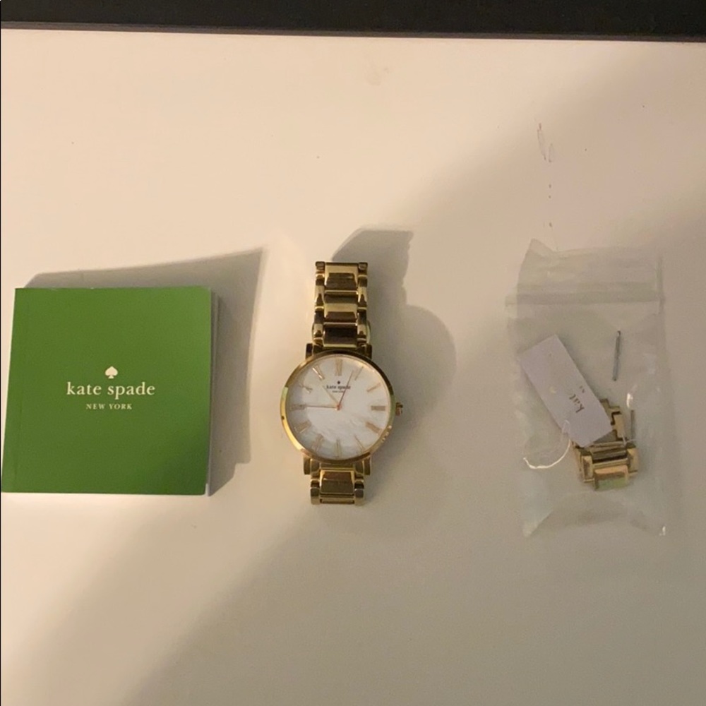 gold kate spade watch!!